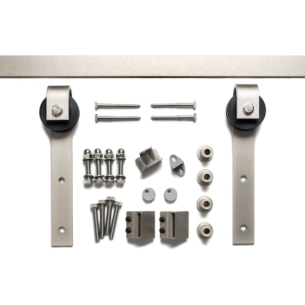 Sure-Loc Hardware Sure-Loc Hardware Barn Door Handle, 12, Ladder, Single Sided, Flat Black BARN-RD1 FBL - main